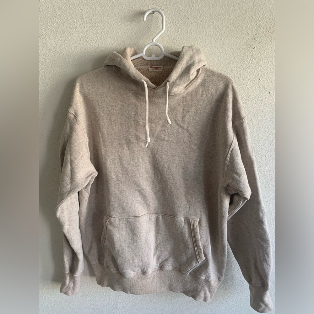 Warehouse Co Japan Men’s Size 40 Medium Hoodie Sweater Beige